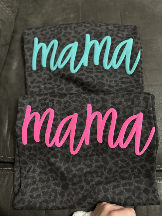 Mama 3D Puff Leopard